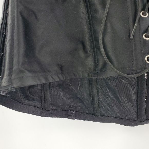 Frederick's of Hollywood black lace up sequined corset Large - Picture 12 of 15